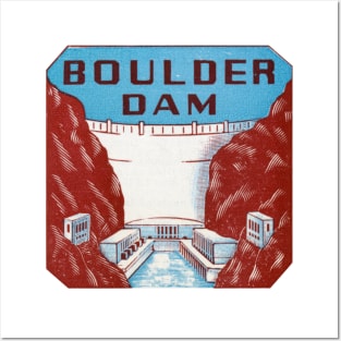 1935 Boulder Dam Posters and Art